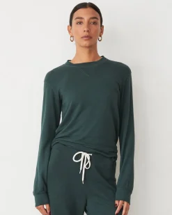 MONROW Supersoft Crew Neck Sweatshirt SEAMOSS Shop